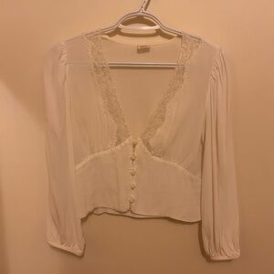 Aritzia lovers blouse, size small